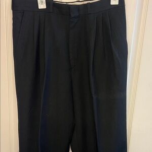 Cambridge Classics Black wool- poly Dress Trousers 33/29